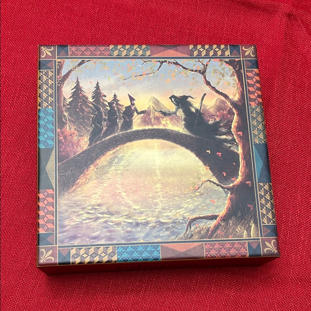 Witch-Themed Puzzle with Scenic Artwork